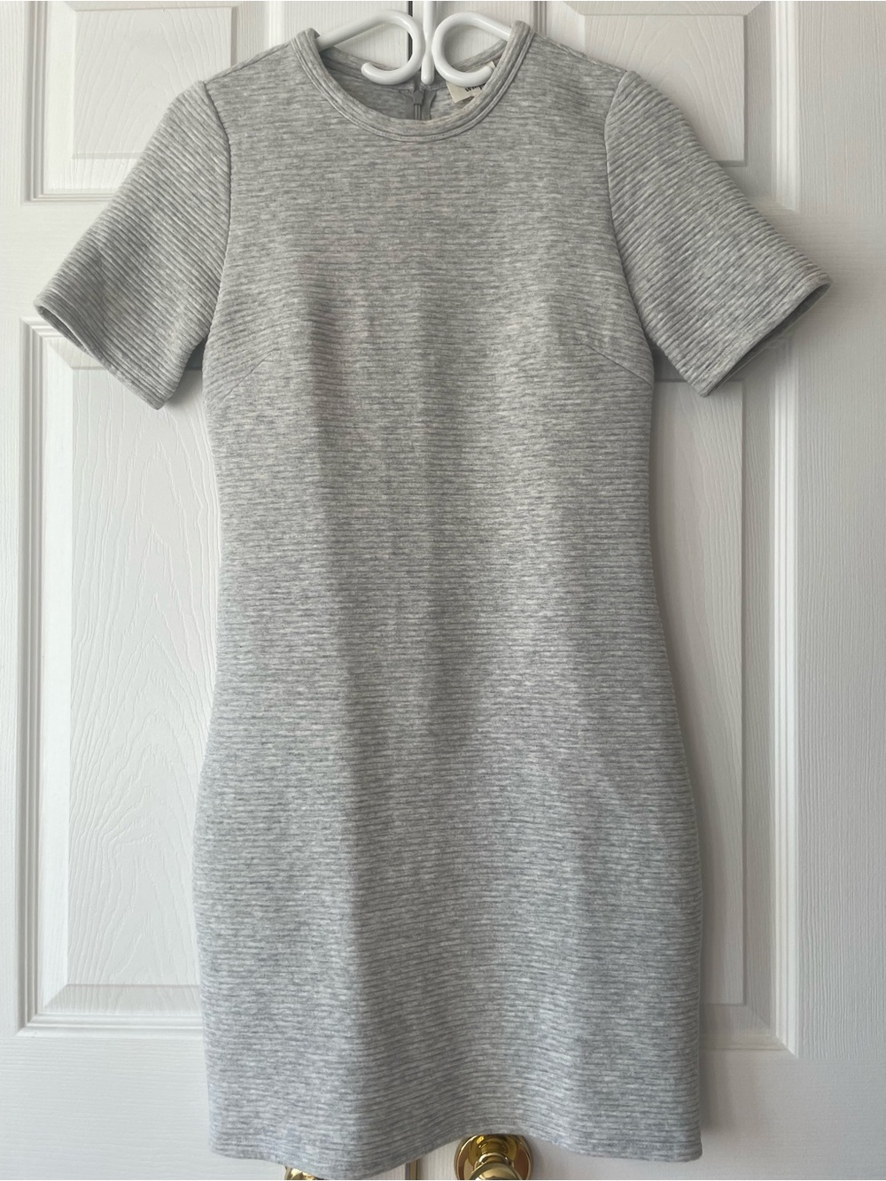 Wilfred Free Avery Dress, Size M, Light Heather Grey